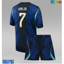Brazil Vinicius Junior #7 Gostujuci Dres za djecu SP 2026 Kratak Rukav (+ Kratke hlače)
